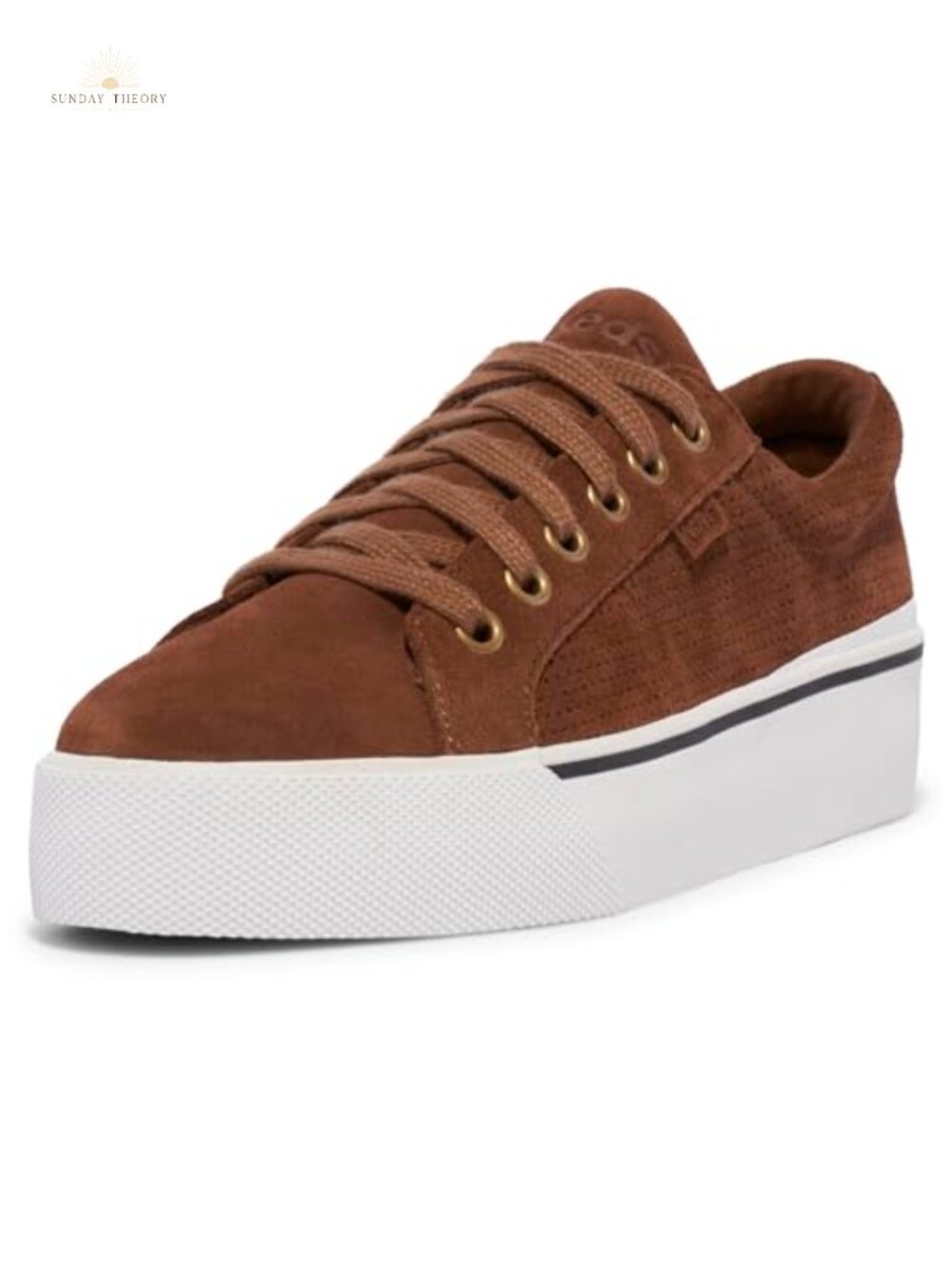 Keds Jump Kick Duo Suede Lace-Up Fashion Sneakers Platform Wedge Cushioned